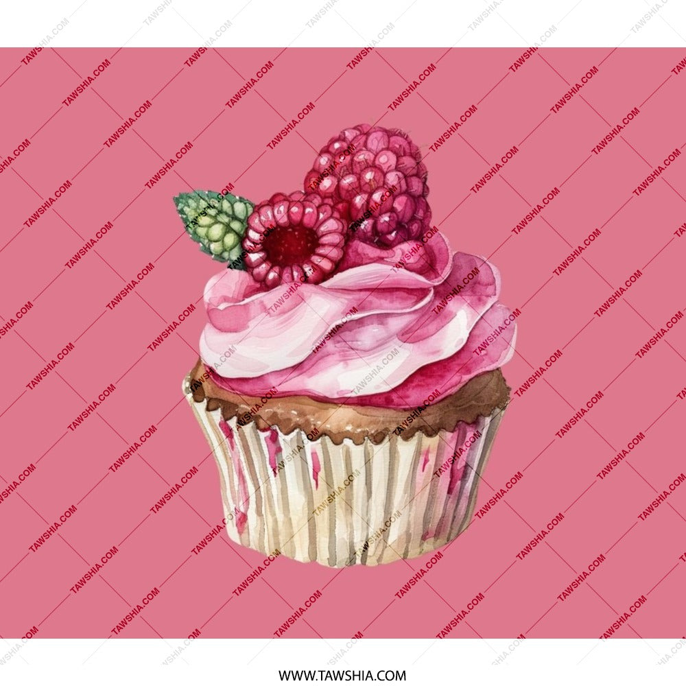 Cupcake Backpack, Pink Raspberry Backpack, Foodie Backpack, Dessert Lover Gift, Sweet Treat Bag, Cute Backpack, Trendy Backpack - Tawshia