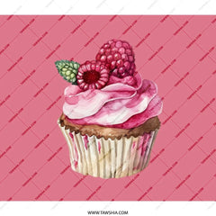 Cupcake Backpack, Pink Raspberry Backpack, Foodie Backpack, Dessert Lover Gift, Sweet Treat Bag, Cute Backpack, Trendy Backpack - Tawshia