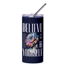 Believe In Yourself Floral Design Tumbler product