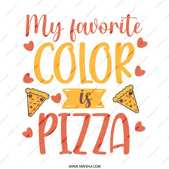 Pizza Lover Mug, Favorite Color Mug, Foodie Gift, Funny Pizza, Novelty Mug, Gift for Him, Gift for Her, Unique Present, Fun Mug - Tawshia