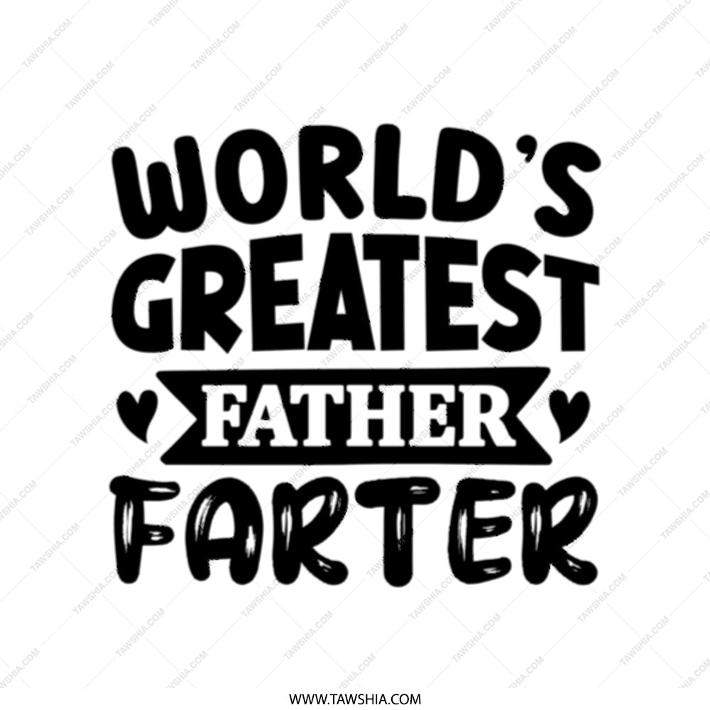 World's Greatest Father Farter Tote Bag, Funny Dad Gift, Unique Father's Day Present, Novelty Dad Joke Shopping Bag, Gift For Dad - Tawshia