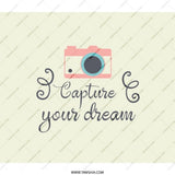 Capture Your Dream BackPack, Camera Design Backpack, Photographer Gift Idea, Stylish Backpack For Travel, Everyday Backpack School Bag - Tawshia