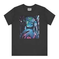 Space Scene with Earth Graphic T-Shirt product