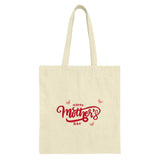 Happy Mothers Day Tote Bag, Mom Gift, Heart Design, Everyday Bag, Gift for Mom, Shopping Tote, Reusable Bag, Mothers Day Gift - Tawshia