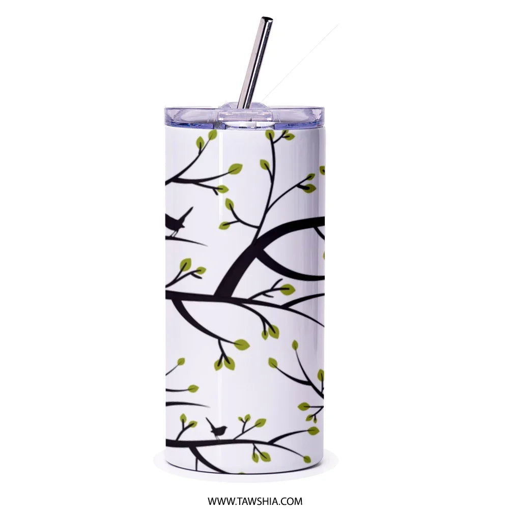 Bird Branch Print Stainless Steel Tumbler product