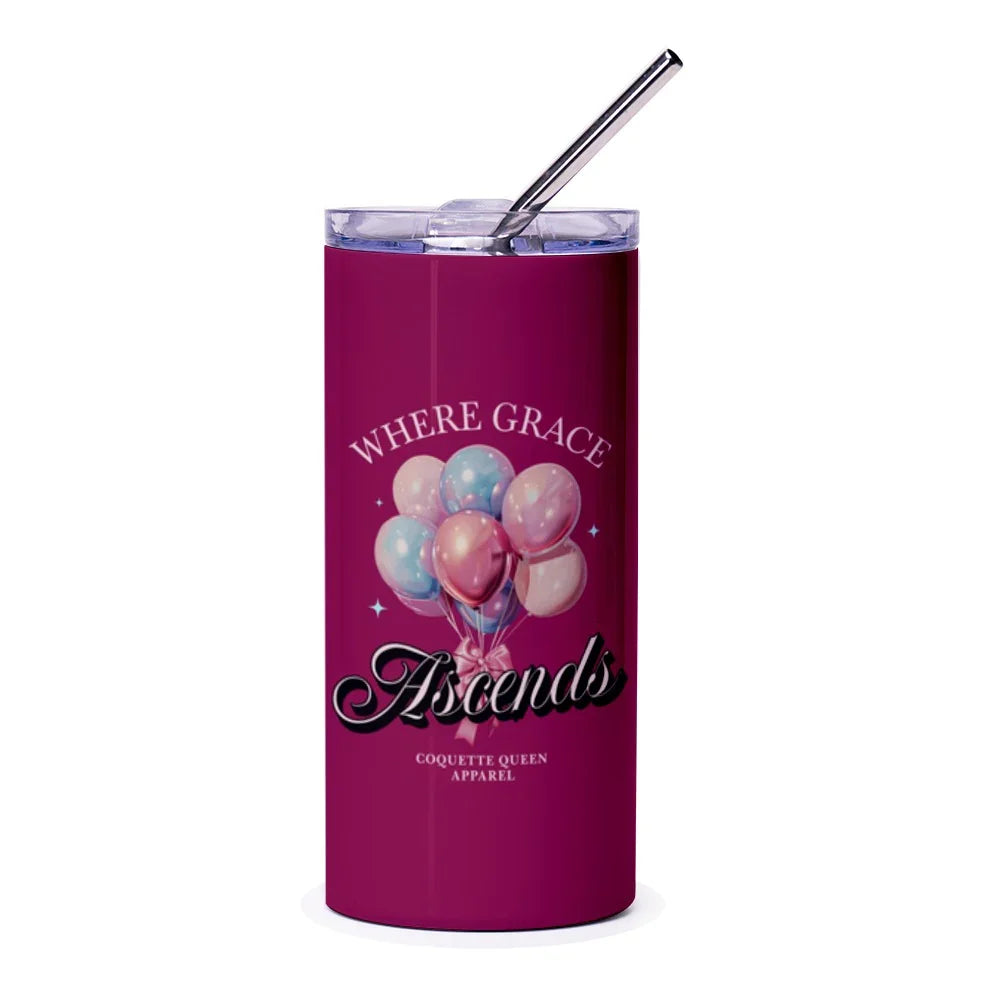 Where Grace Ascends Coquette Queen Tumbler product