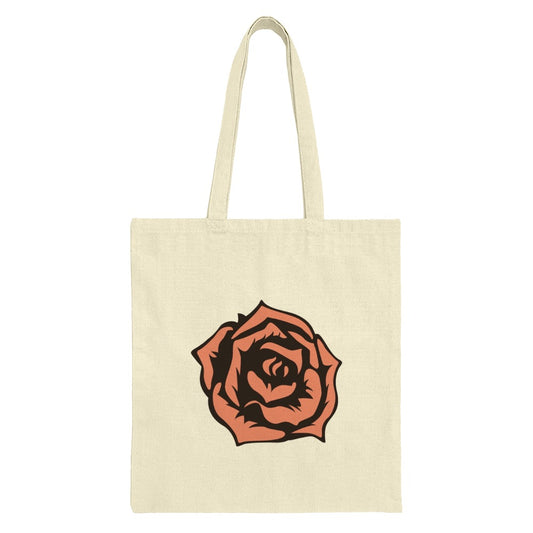 Rose Tote Bag, Floral Design Bag, Aesthetic Tote Bag, Gift for Her, Everyday Bag, Stylish Tote, Trendy Bag, Unique Tote Bag - Tawshia
