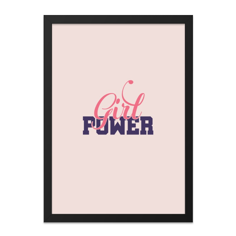 Girl Power Wall Art, Feminist Decor, Empowering Woman, Girls Room Decor, Trendy Wall Decor - Tawshia