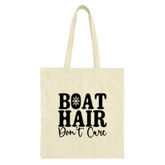 Boat Hair Don't Care Tote Bag, Nautical Tote, Beach Bag, Boating Gift, Funny Tote Bag, Weekend Bag, Gift for Boaters, Everyday Tote Bag - Tawshia