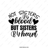 Sister Pillow, Sisters by Heart Throw Pillow, Best Friend Gift, Friendship Pillow, Soul Sister Gift, Birthday Gift, Sister in Law - Tawshia