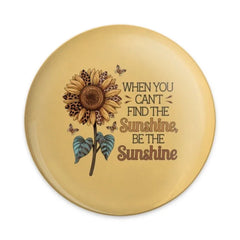 Sunflower Pinback Button, Leopard Print, Positive Quote, Cute Butterfly, Trendy Button, Encouragement Gift, Aesthetic Pin, Be The Sunshine - Tawshia