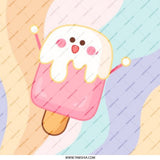 Cute Ice Cream Pinback Button, Kawaii Food Button, Pastel Swirl Button, Trendy Aesthetic, Gift For Friend, Fun Accessory, Ice Cream Lover - Tawshia