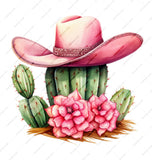 Cactus Cowgirl Mug, Western Pink Hat Coffee Mug, Desert Flower Mug, Unique Ceramic Mug, Cute Novelty Mug, Gift for Her, Southwestern Decor - Tawshia