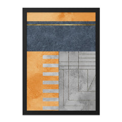 Geometric Wall Art, Abstract Art Print, Modern Wall Decor, Contemporary Art, Home Decor, Minimalist Art, Framed Wall Art, Interior Design - Tawshia