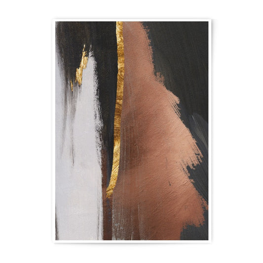 Abstract Art Photographic Print, Modern Wall Decor, Gold Accent Print, Home Decor Art, Contemporary Art Print - Tawshia