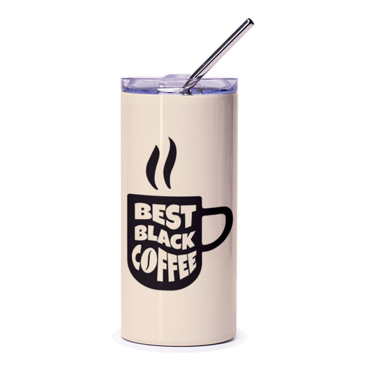 Best Black Coffee Tumbler, Coffee Lover Gift, Funny Tumbler, Hot and Cold Drinkware, Office Tumbler, Work Tumbler, Gift For Her, For Him - Tawshia