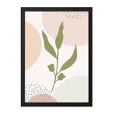 Botanical Wall Art Print, Minimalist Leaves Art, Abstract Plant Decor, Modern Home Wall Decor, Floral Wall Art - Tawshia