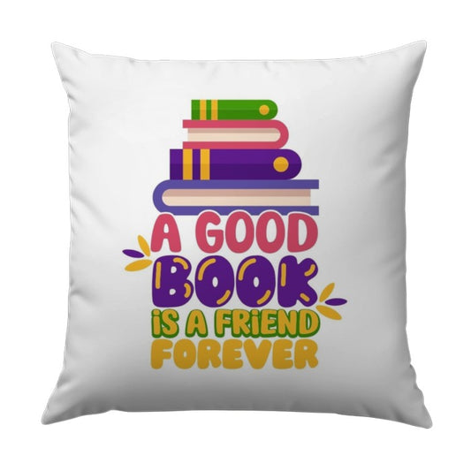 Book Lover Pillow, A Good Book, Bookish Decor, Reading Nook Pillow, Gift for Bookworm, Library Decor Pillow, Cozy Home Pillow - Tawshia
