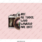 Wanderlust Camera BackPack, Travel Inspired BackPack, Adventure BackPack, Not All Those Who Wander Are Lost, Photographer BackPack - Tawshia