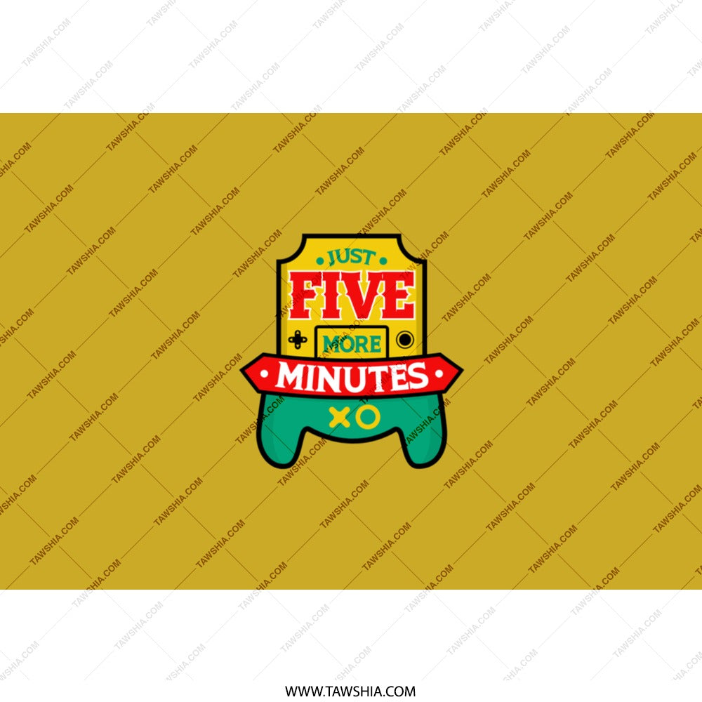 Just Five More Minutes Tumbler, Gamer Gift, Novelty Tumbler, Funny Gaming, Gaming Lover Gift, Gift for Gamers, Gamer Tumbler - Tawshia