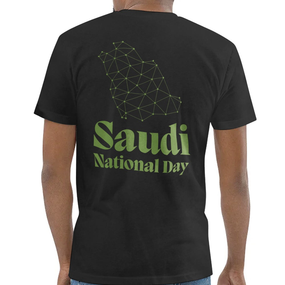 Saudi National Day Map Graphic T shirt product