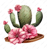 Cactus Mug, Floral Cactus, Desert Mug, Pink Flowers Mug, Succulent Mug, Nature Inspired Mug, Botanical Mug, Unique Mug - Tawshia