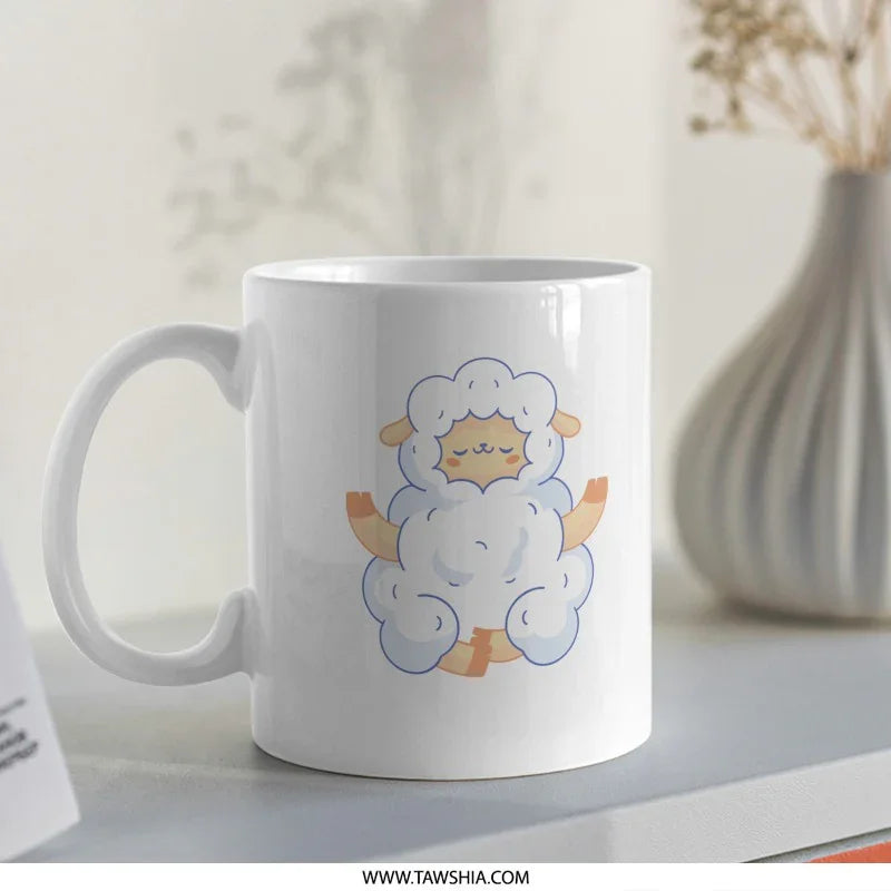 Cute Sheep Design Coffee Mug Adorable Mug product type