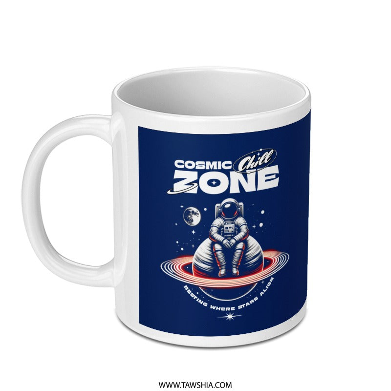 Cosmic Chill Zone Astronaut Graphic Mug product