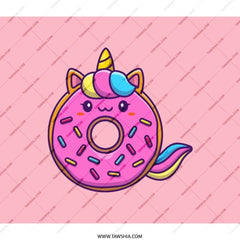 Donut Unicorn Backpack, Cute Backpack, Sweet Treat Backpack, Foodie Backpack, Kawaii Backpack, Unique Backpack, Gifts for Her, Backpack for - Tawshia