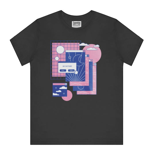 Go Outside YES Graphic Tee for Casual Wear Product Type