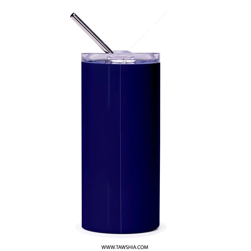 Sleek Dark Blue Insulated Tumbler for Beverages product type