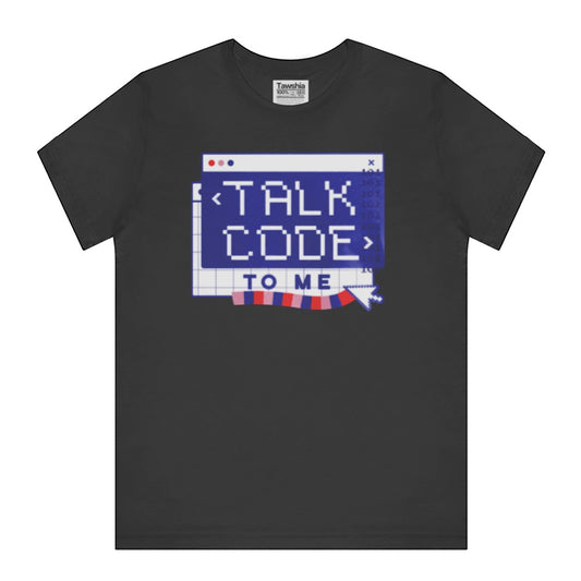 Talk Code To Me Graphic Tee Shirt product