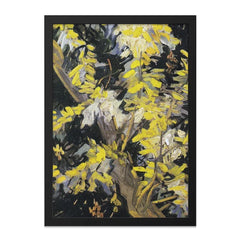 Yellow Tree Wall Art, Vincent van Gogh Reproduction, Impressionist Painting, Floral Art Print, Home Decor, Fine Art, Gift Idea (139) - Tawshia