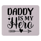Daddy Is My Hero Mousepad, Fathers Day Gift, Best Dad Ever, Cool Mousepad, Cute Mousepad, Gift For Dad, Dad Mouse Pad, Desk Decor - Tawshia