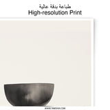 Abstract Bowls Photographic Print, Minimalist Art Print, Black and White Wall Decor, Modern Home Decor, Fine Art Photography - Tawshia