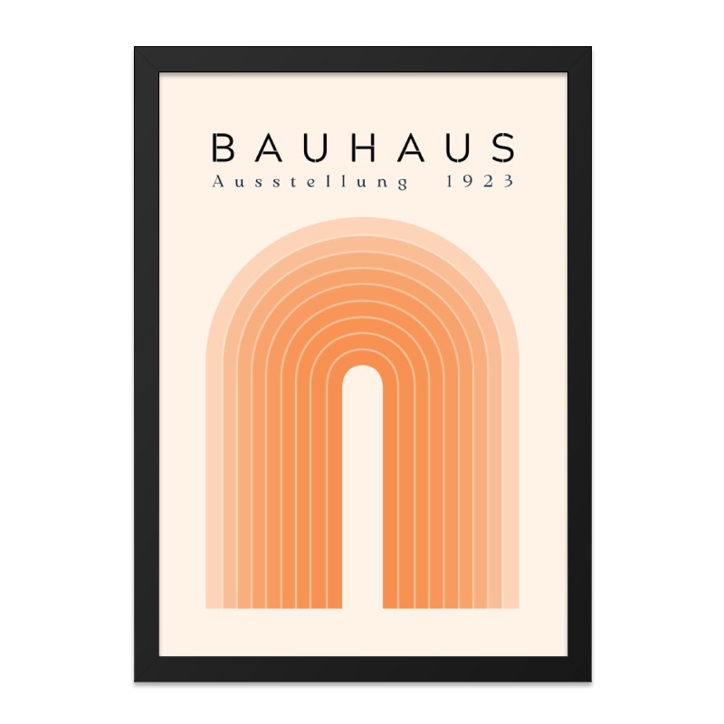 Bauhaus Ausstellung 1923 Wall Art, Minimalist Print, Geometric Poster, Exhibition Artwork, Modern Home Decor - Tawshia