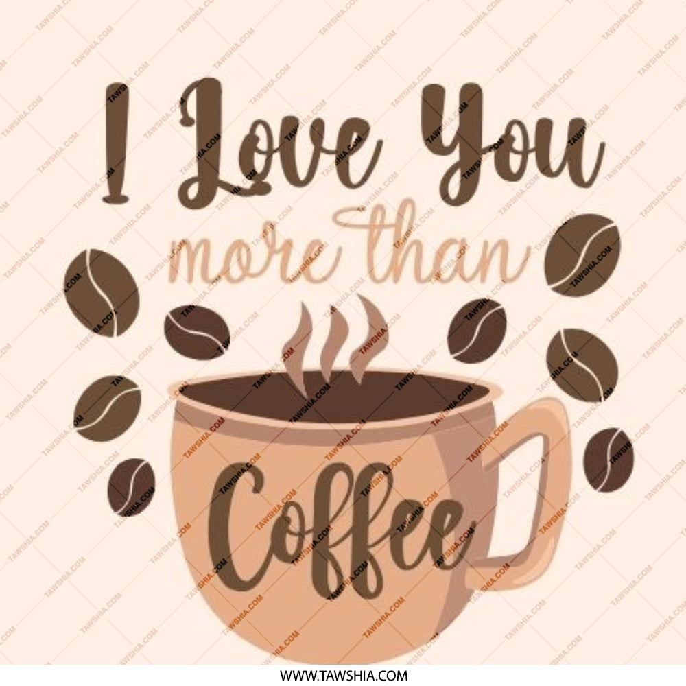 I Love You More Than Coffee Pinback Button, Coffee Lover Gift, Cute Pin, Coffee Addict Accessories, Caffeine Fix, Funny Button, Gift Idea - Tawshia