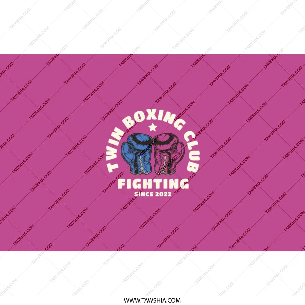 Twin Boxing Club Fighting 2022 Print Design product type