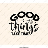 Good Things Take Time BackPack, Motivational BackPack, Inspirational Quote BackPack, Positive Message BackPack - Tawshia
