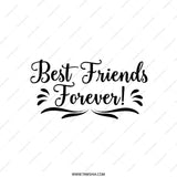 Best Friends Forever Pillow, Friendship Gift, Room Decor, Bestie Gift, BFF Pillow, Gift for Best Friend, Throw Pillow, Decorative Pillow - Tawshia