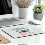 You Are A Reason To Smile Mouse Pad, Pink Camera Art Mousepad, Office Decor Mousepad, Inspirational Quote Mouse Pad, Gift Idea - Tawshia