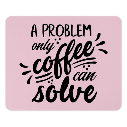 Coffee Lover Mouse Pad, Funny Coffee Quote, Cute Office Decor, Work From Home Gift, Unique Desk Accessories - Tawshia