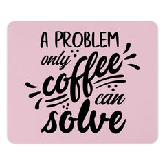 Coffee Lover Mouse Pad, Funny Coffee Quote, Cute Office Decor, Work From Home Gift, Unique Desk Accessories - Tawshia