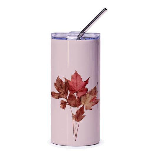 Autumn Leaves Tumbler, Fall Foliage Tumbler, Colorful Leaf Tumbler, Nature Lover Gift, Travel Tumbler, Back to School Gift - Tawshia