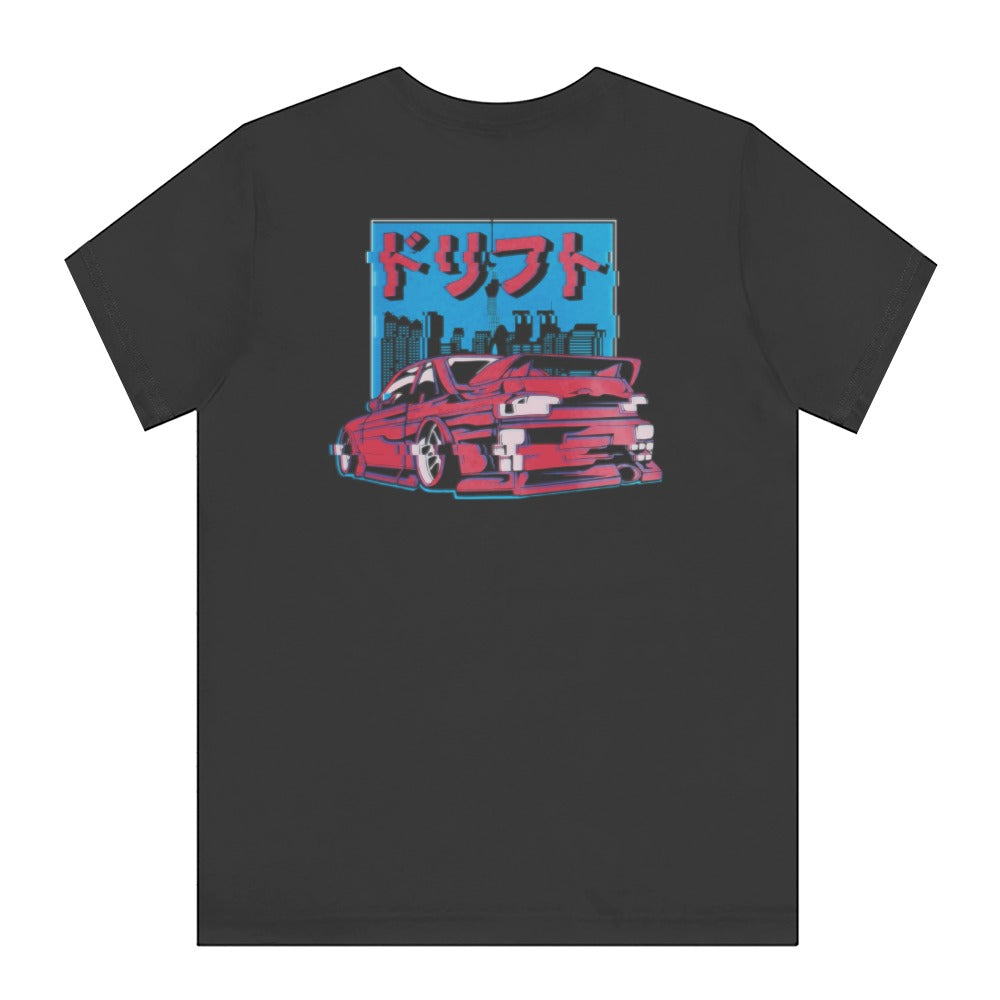 Japanese Drift Car Graphic Printed T-Shirt product type