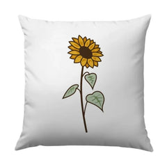 Sunflower Pillow, Floral Design, Decorative Pillow, Accent Pillow, Throw Pillow, Home Decor, Farmhouse Pillow, Botanical Pillow, Gift Idea - Tawshia