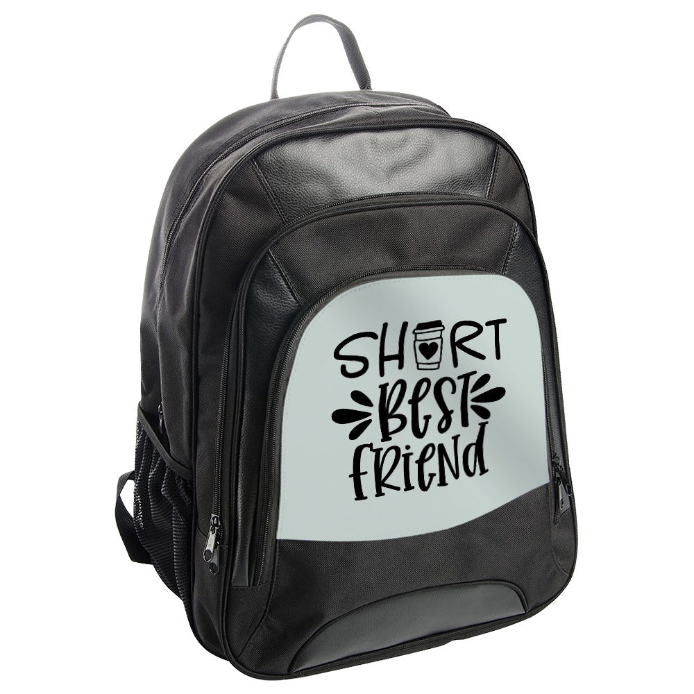 Short Best Friend Backpack, Coffee Lover Gift, Friendship Backpack, Best Friend Gift, Funny Backpack, Friendship Day Gift, Gift for Friends - Tawshia