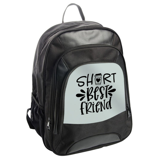 Short Best Friend Backpack, Coffee Lover Gift, Friendship Backpack, Best Friend Gift, Funny Backpack, Friendship Day Gift, Gift for Friends - Tawshia