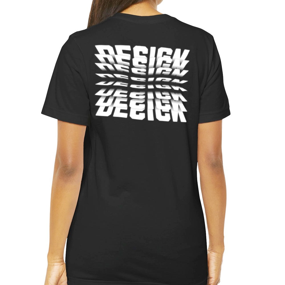 Stylish Black Design Graphic Back Print Shirt product type