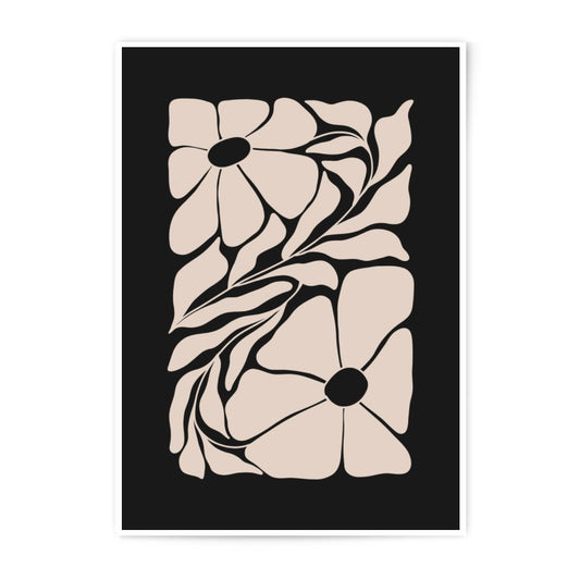Abstract Flower Photographic Print, Botanical Art Print, Floral Wall Decor, Minimalist Home Decor, Modern Flower Print, Gift for Her - Tawshia